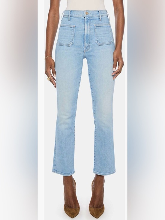 MOTHER Denim - NWOT- MOTHER The Hustler Patch Pocket Flood – Your Turn Sz 26